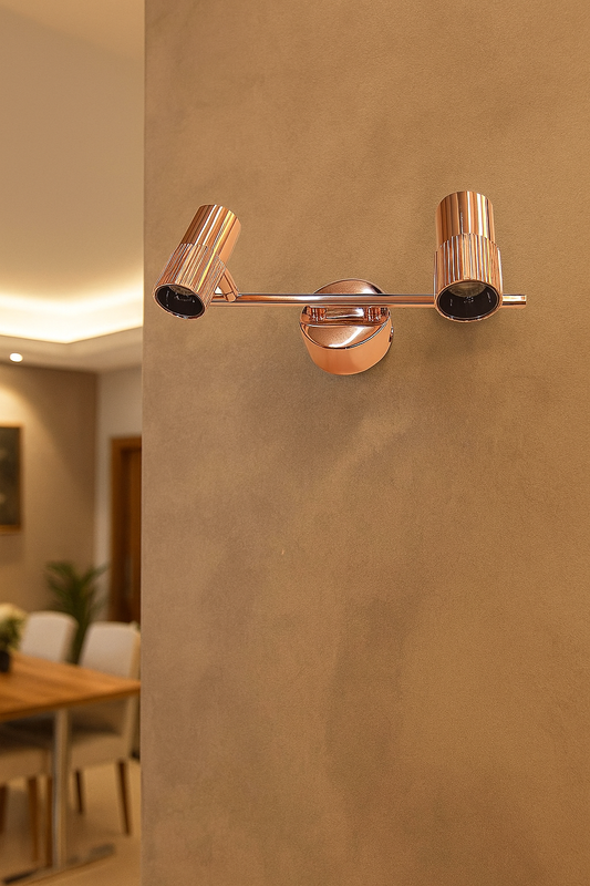 HDC 12w Prestige Dual Beam Adjustable Black Mirror Vanity Picture Lamp