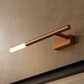 Hdc Minimalist Rose Gold Sleek LED Picture Wall Light- Tricolor