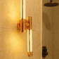 Hdc Rose Gold Modern LED Wall Light – 21" Luxury Vertical Bar Fixture with Warm White Glow