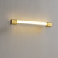 Hdc 18W Gold Linear LED Mirror & Vanity Fixture Wall Light – Tricolor