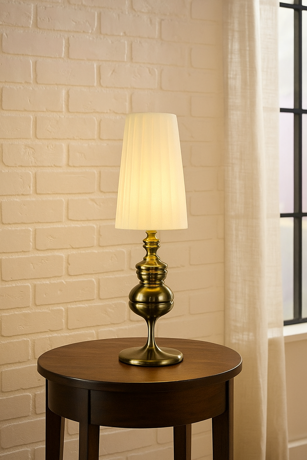 Hdc Contemperary style Table Lamp with fabric shade