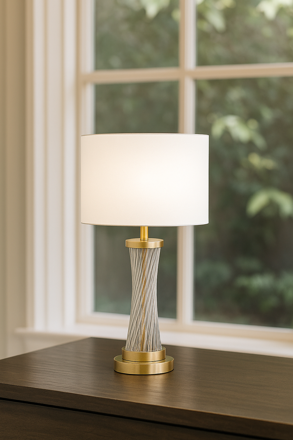 Hdc Crystal Glass Table Lamps For Bedroom Living Room Bedside Lamp Night