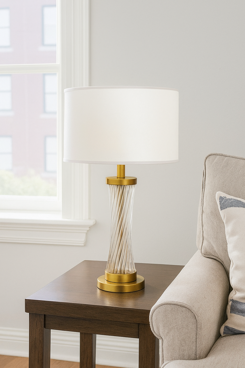 Hdc Crystal Glass Table Lamps For Bedroom Living Room Bedside Lamp Night