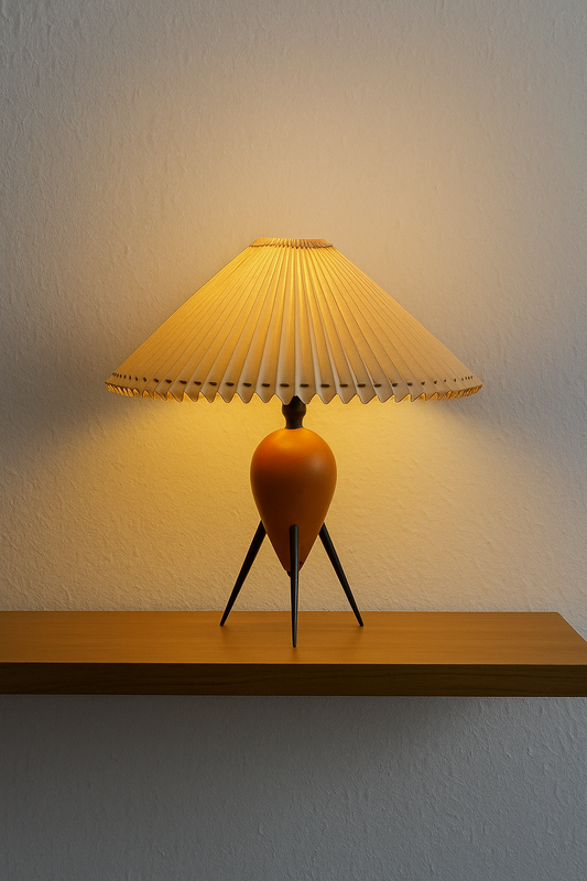 HDC Matin Vintage Pleated Table Lamp