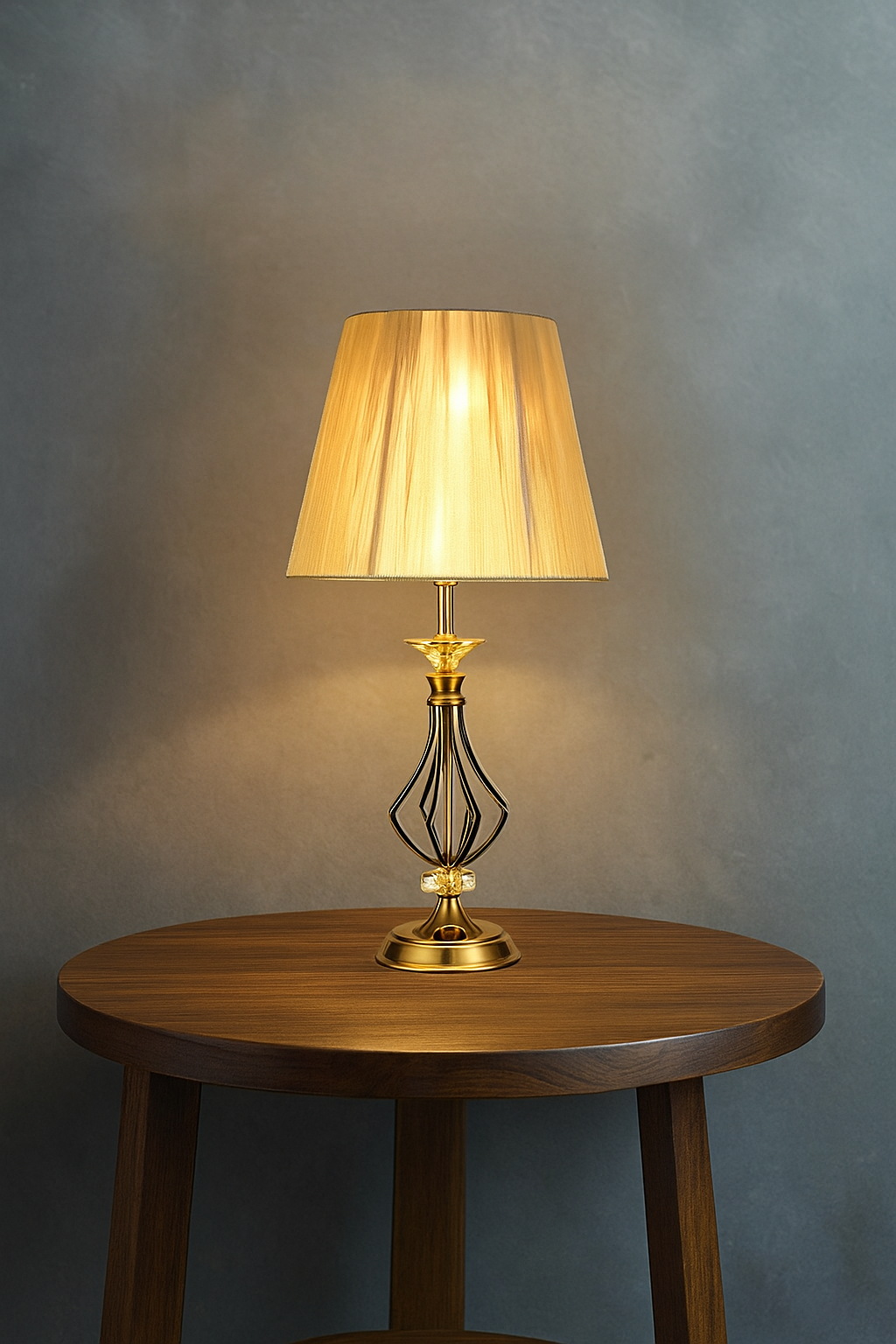 Hdc Contemperary style Table Lamp with fabric shade