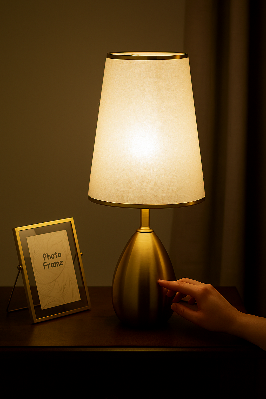 Hdc Simple Nordic Table Lamp - Bedside Bedroom, Livingroom (Golden)