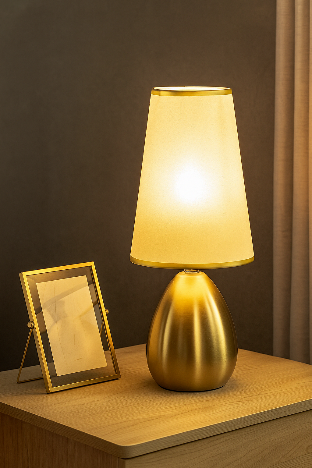 Hdc Simple Nordic Table Lamp - Bedside Bedroom, Livingroom (Golden)