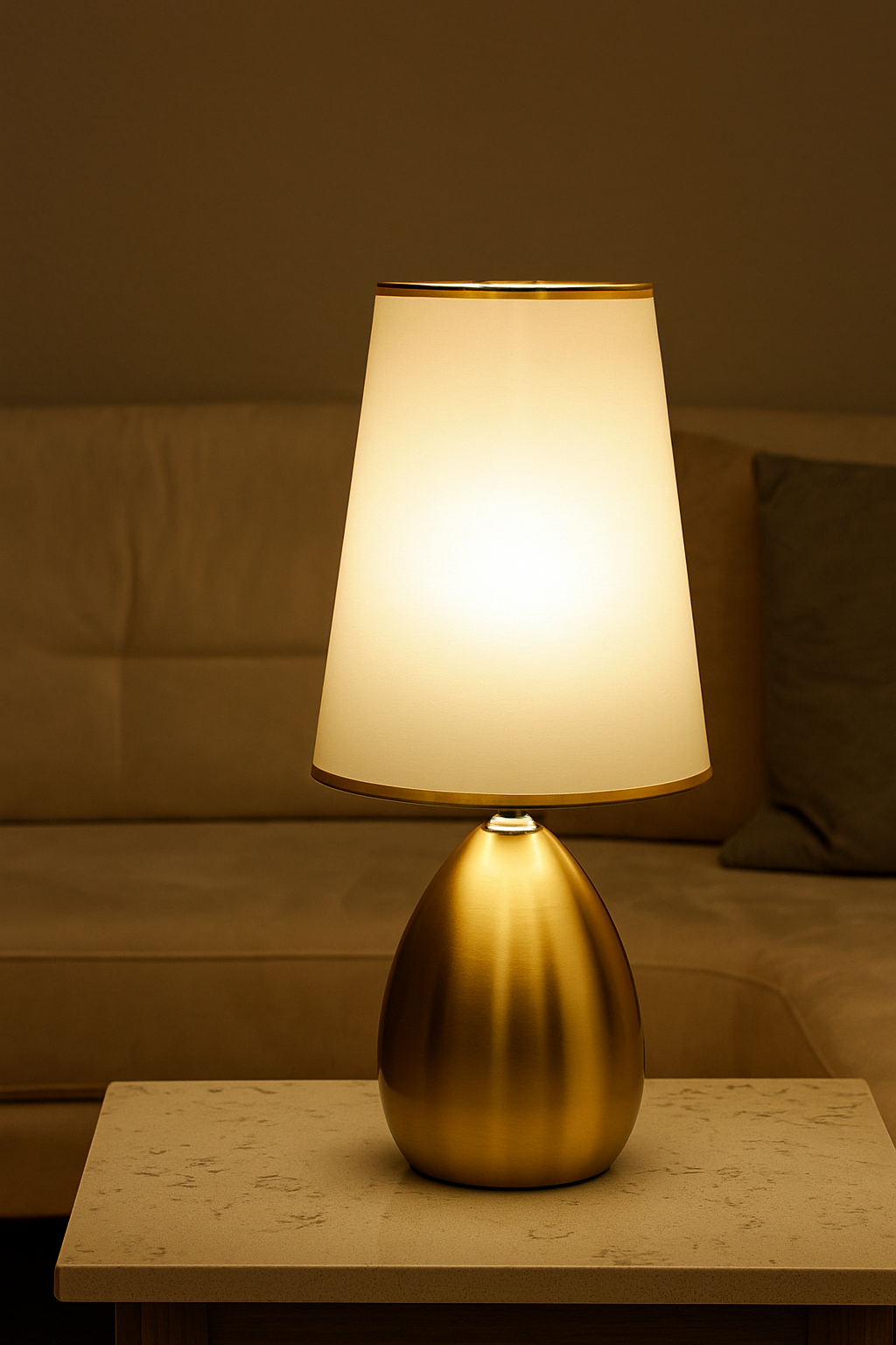 Hdc Simple Nordic Table Lamp - Bedside Bedroom, Livingroom (Golden)