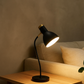 Hdc Creative Sleek Black/White Office Lamp Study Bedroom Night Light Bedside Table Lamp