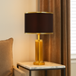 Hdc Luxury Modern Crystal Table Lamp With High-quality Fabric Lampshade
