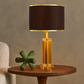 Hdc Luxury Modern Crystal Table Lamp With High-quality Fabric Lampshade