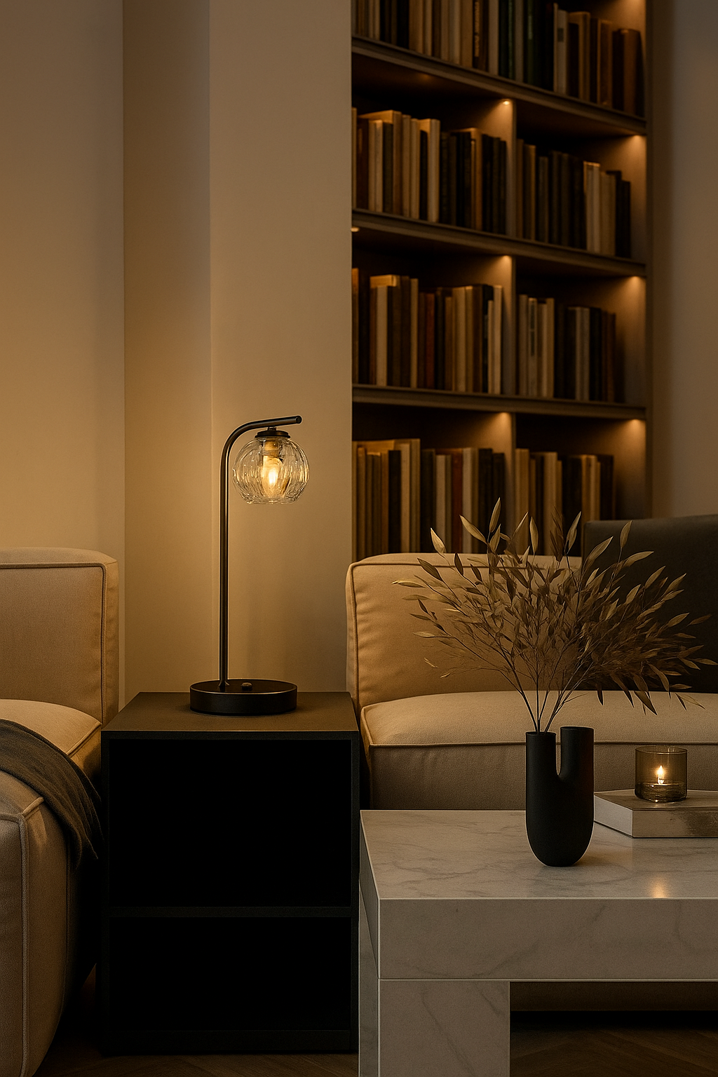 HDC All copper table lamp creative bedroom bedside lamp modern minimalist decorative table lamp