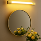 Hdc 18W Gold Linear LED Mirror & Vanity Fixture Wall Light – Tricolor