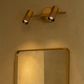 HDC 12w Modern Golden Body Led Wall Light Mirror Vanity Picture Lamp - Tricolor