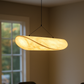 HDC Modern Curved Shell Pendant Light – Sculptural Warm LED Ceiling Lamp for Dining, Lounge & Contemporary Interiors