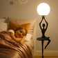 Hdc Girl's Room Dance Girl Standing Lamp Modern Bedroom Art Design led Children's Room Floor Lamp