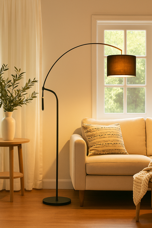 Hdc Nordic floor lamp creative living room bedroom study LED simple modern marble storage reading floor lamp