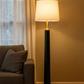 HDC Luxe Black & Gold Floor Lamp For Living Room