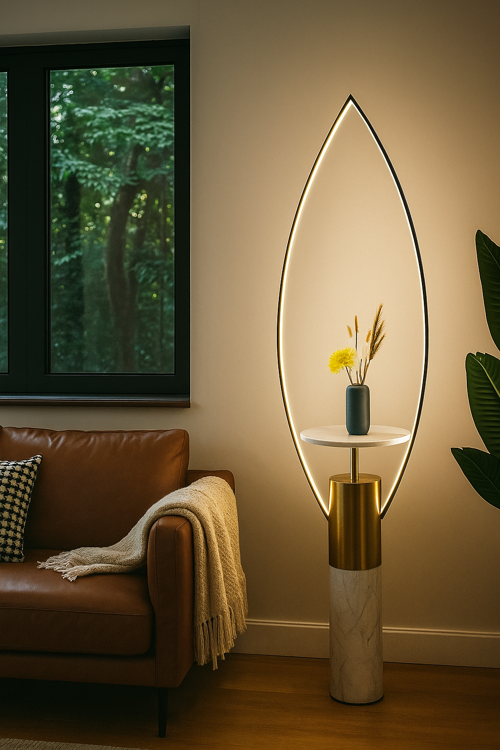 HDC Nordic LED Modern Gold Floor Light Indoor Lighting Floor-Lamps