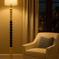 Hdc Gold Black Stacked Ball Floor Lamp For Living Room Bedroom