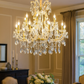 HDC 16 Lights Imperial Crystal Crown Italian Chandelier For Dining Room