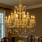HDC 16 Lights Imperial Crystal Crown Italian Chandelier For Dining Room