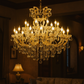 HDC 19 Lights Imperial Crystal Crown Italian Chandelier For Dining Room