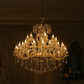 HDC 25 Lights Imperial Crystal Crown Italian Chandelier For Dining Room