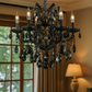 HDC 7 Lights Elegant Smoke Crystal Italian Chandelier For Living Room