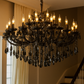 HDC 25 Lights Smoke Crystal Italian Chandelier For Living Room