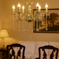 HDC 6 Lights Elegant Classic Metal Italian Chandelier For Living Room