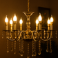 HDC 8 Lights Elegant Classic Metal Italian Chandelier For Living Room