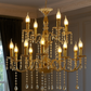 HDC 12 Lights Elegant Classic Metal Italian Chandelier For Living Room