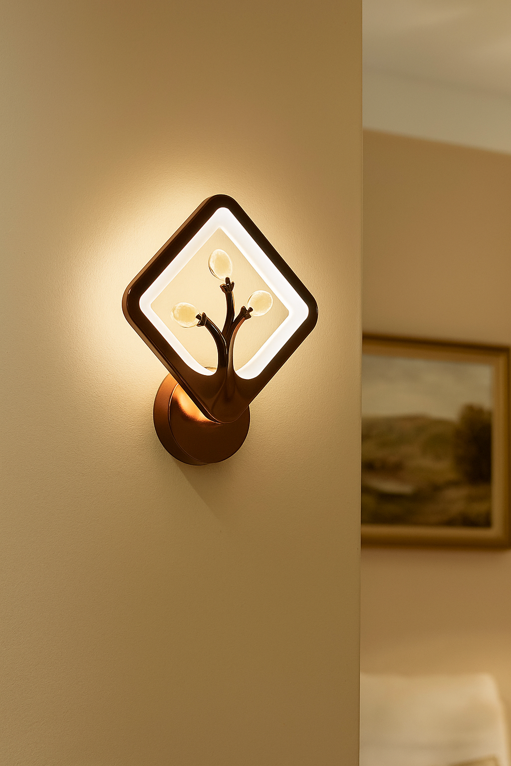 HDC Artistic LED Tree Wall Light For Living Room