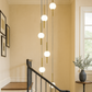 HDC 6 Lights Modern Multi-Pendant Globe Pendant Light For Living Room, Staircase
