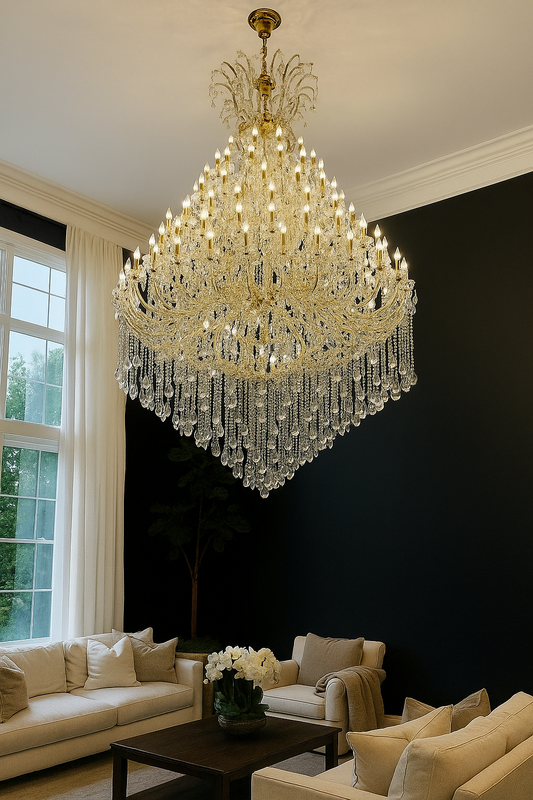 HDC 96 Lights Grand Royal Multi-Tier Crystal Italian Chandelier
