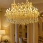 HDC 35 Lights Regal Grandeur Rectangular Crystal Italian Chandelier For Living Room