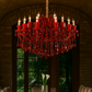 HDC 19 Lights Imperial Scarlet Crystal Italian Chandelier For Living Room