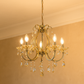 HDC 5 Lights Regal Crystal Crown Italian Chandelier For Living Room
