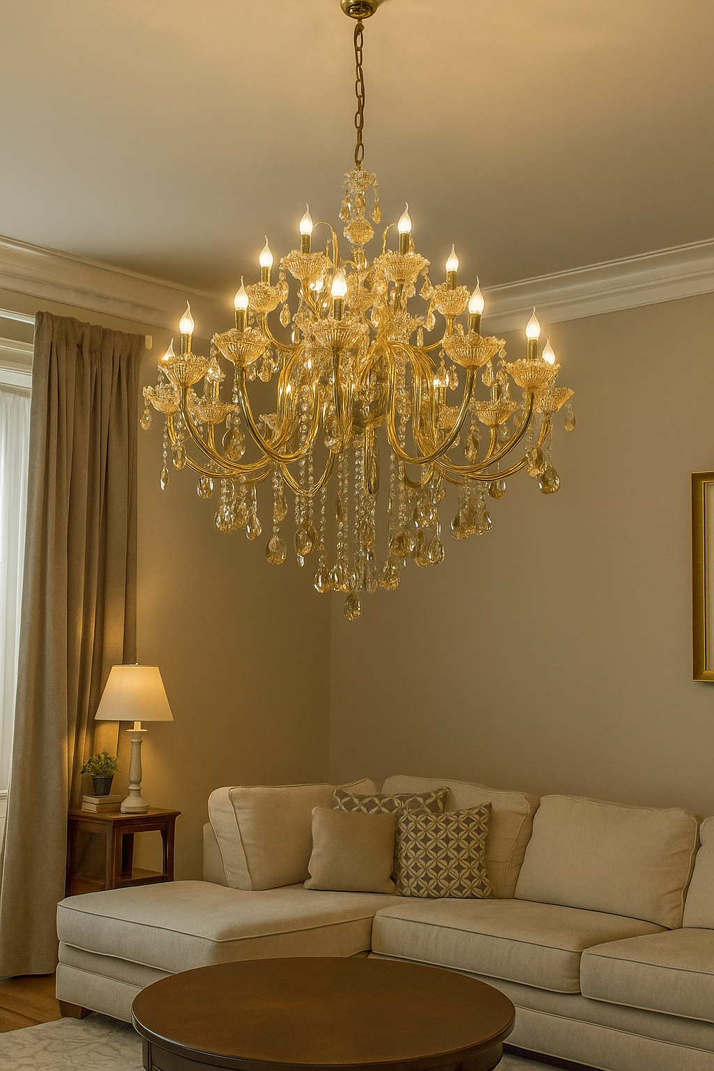 HDC 24 Lights Royal Imperia Grand Italian Chandelier For Living Room