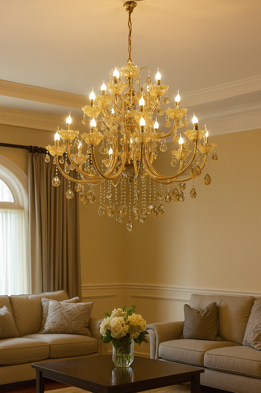 HDC 24 Lights Royal Imperia Grand Italian Chandelier For Living Room