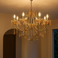 HDC 8 Lights Imperial Aurelia Crystal-Arm Italian Chandelier For Living Room