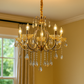 HDC 5 Lights Imperial Crystal Arc Italian Chandelier For Living Room