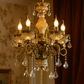 HDC 5 Lights Imperial Crystal Bloom Italian Chandelier For Living Room