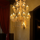 HDC 24 Lights Grand Imperial Amber Glass Italian Chandelier For Living Room