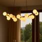 HDC 14 Glass Balls LED Chandelier Hanging Lamp For Living Room