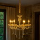 HDC  8-Light Crystal Radiance Premium Glass Chandelier