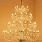 HDC 24-Light Multi-Tier Glass Imperial Crystal Majesty Italian Chandelier