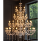 HDC 24-Light Multi-Tier Glass Imperial Crystal Majesty Italian Chandelier