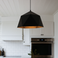 HDC GeoForma Modern Black Pendant Light For Living Room